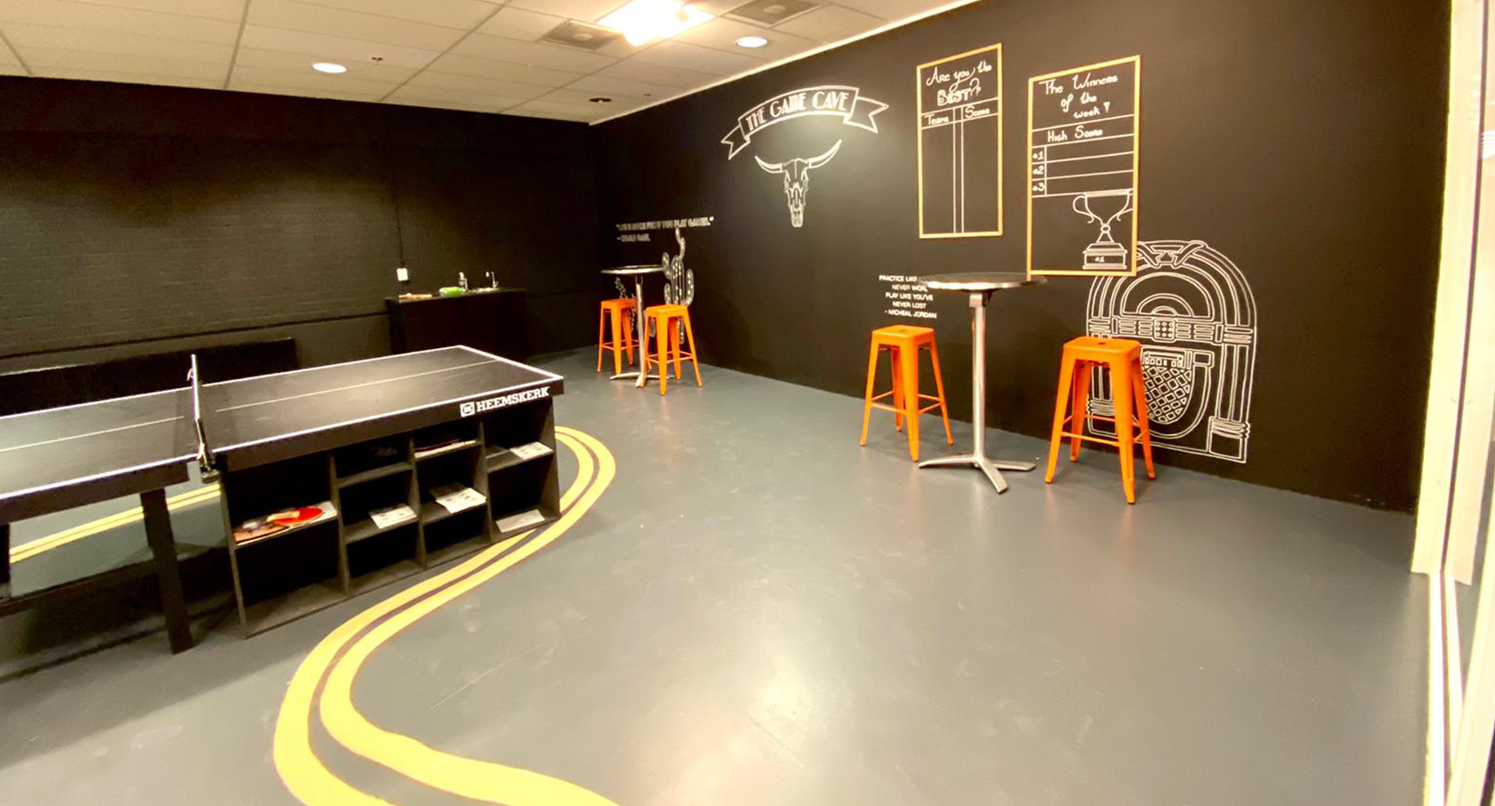 KIJKEN: De make-over van de Ping-Pong ruimte