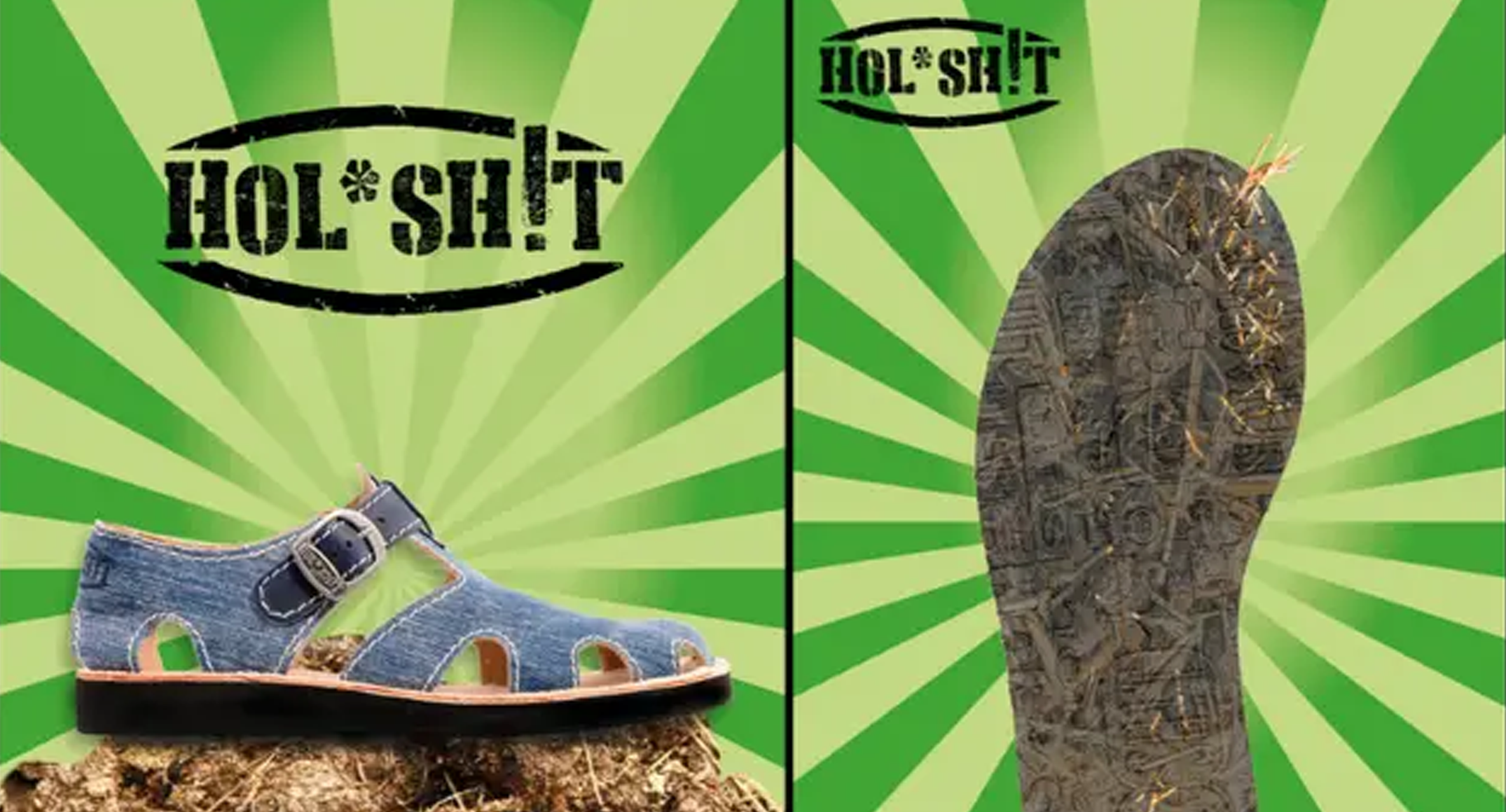 Hol* Sh!t komt met geheel nieuwe en eigen techniek sandalen van gefermenteerd mest