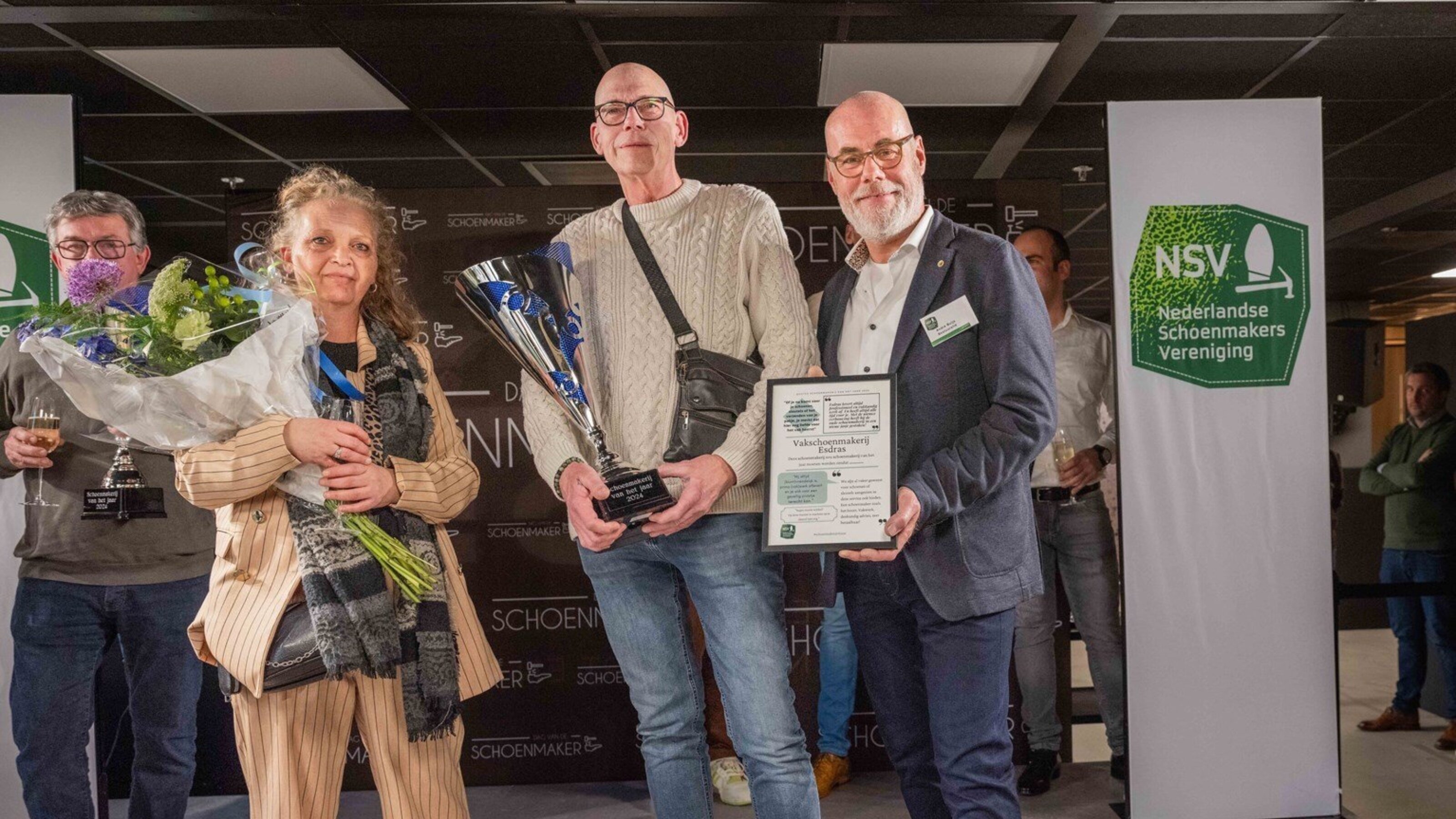 Winnaar Schoenmakerij van het Jaar 2024: Vakschoenmakerij Esdras uit Den Haag. 