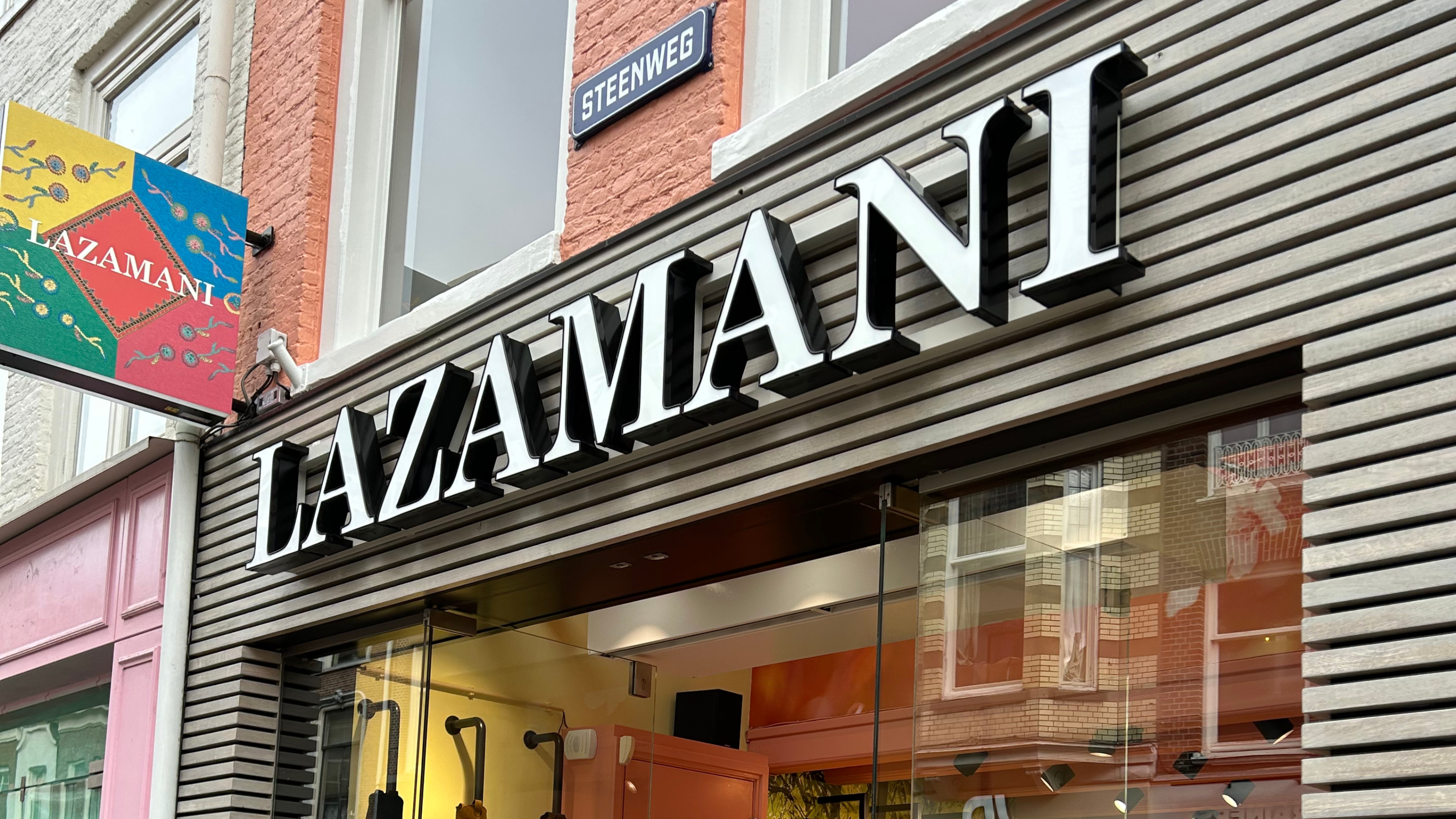 Na ruim 30 jaar opent Lazamani haar eerste eigen brandstore